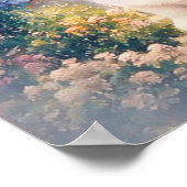 Poster Gallois Corgi puppy à la porte (Coin)