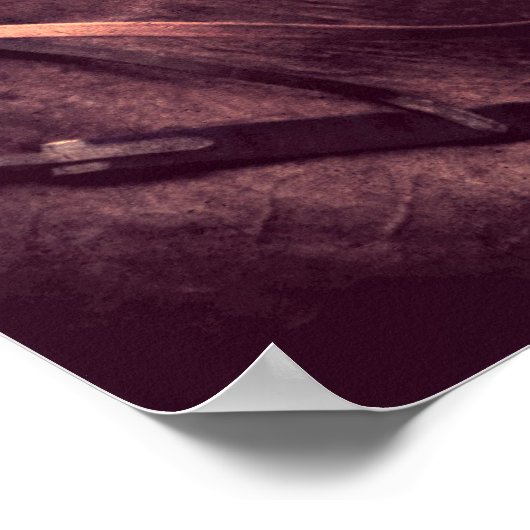 Poster Gallop Grunge (Coin)