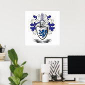 Poster Galloway Family Crest (Bureau à domicile)