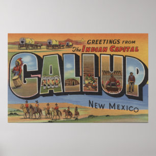 Poster Gallup, Nouveau Mexique - grandes scènes 2 de