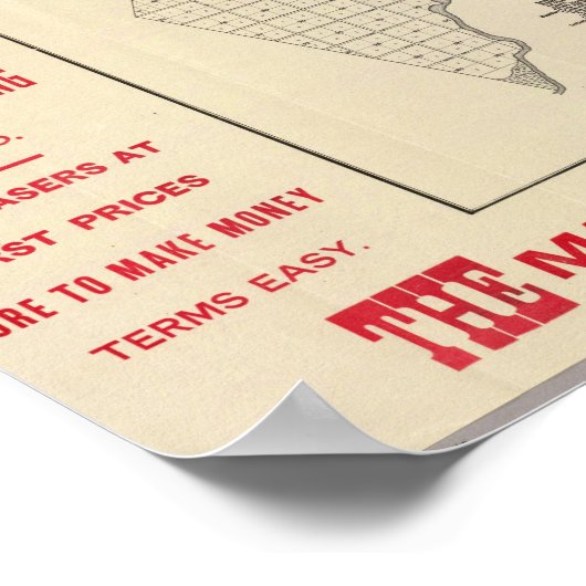 Poster Galveston du Nord (Coin)