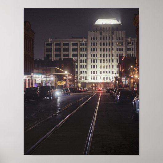 Poster Galveston la nuit (Devant)
