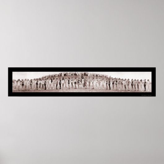 Poster Galveston Pageant Photo 1928 (Devant)