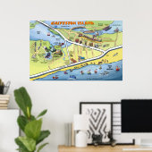 Poster Galveston Print (Bureau à domicile)