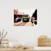 Poster Galveston Trolley 2007 (Cuisine)