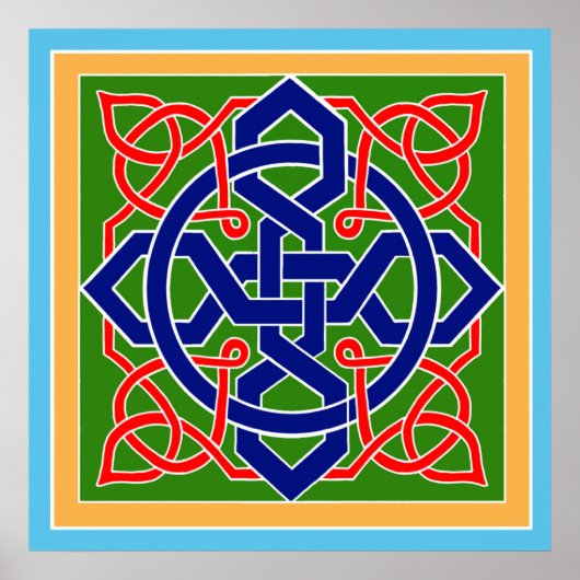 Poster Galway celtique (Devant)