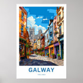 Poster Galway Irlande Imprimer (Devant)