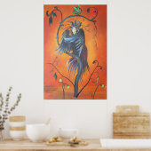 Poster Gamaun L'Oiseau Prophétique Avec Des Plumes Rouill (Cuisine)