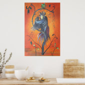 Poster Gamaun L'Oiseau Prophétique Avec Des Plumes Rouill (Cuisine)
