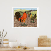 Poster Game Fowl on the Farm (Cuisine)