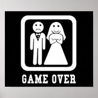 Game Over | Cadeau pour l'enterrement de vie de ga