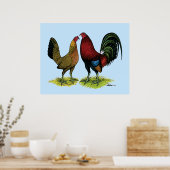 Poster Gamefowl Pair (Cuisine)