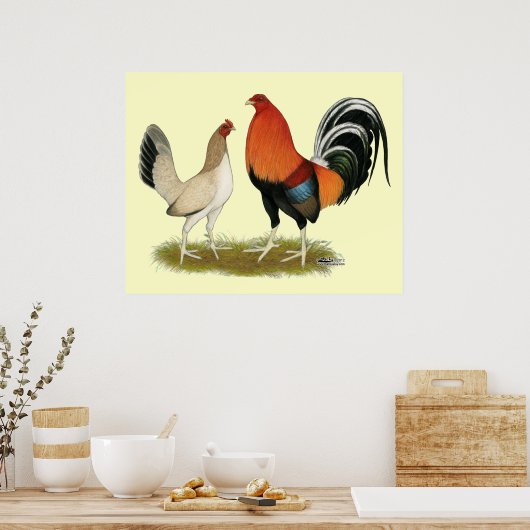 Poster Gamefowl wheatens (Cuisine)