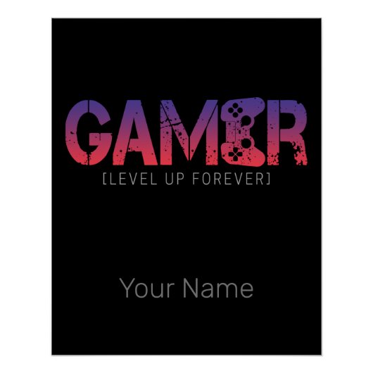 Poster Gamepad Gamepad Vintage (Devant)