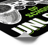 Poster Gamer 100e Jour De Niveau D'École 100 Jours Déverr (Coin)