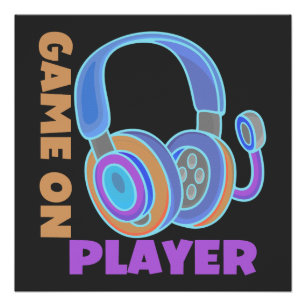 POSTER GAMER 6 JEUX SUR JOUEUR