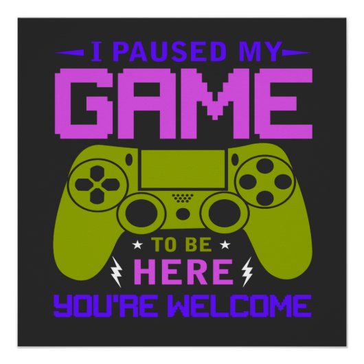 POSTER GAMER 7 (Devant)