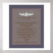 POSTER GAMER AWARD (Devant)