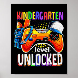 Poster Gamer Ck À L'école Gamepad Niveau Maternelle Déblo