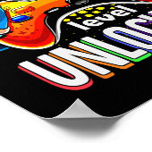 Poster Gamer Ck To School Gamepad Kindergarten Level Unlo (Coin)