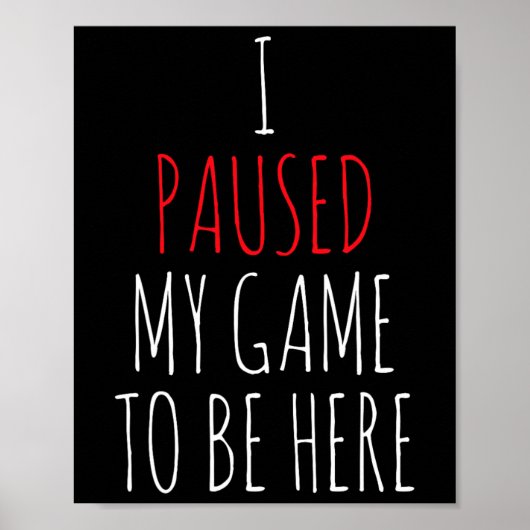 Poster Gamer Funny Gaming Gift Tee Streamer (Devant)