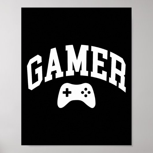 Poster Gamer Gaming Game Funny Graphic  (Devant)