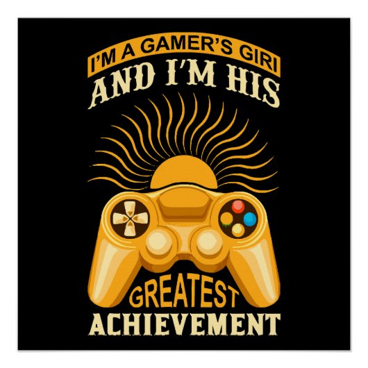 Poster Gamer girl (Devant)