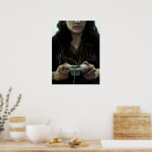 Poster Gamer Girl (poster/imprimer) (Cuisine)