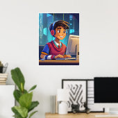 Poster Gamer - Imprimer (Bureau à domicile)
