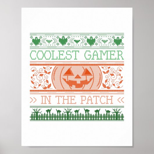 Poster Gamer Le Plus Coolle Dans Le Patch (Devant)