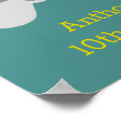 Poster Gamer moderne N'importe quel âge fête d'anniversai (Coin)