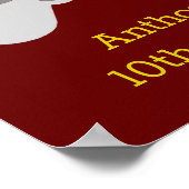 Poster Gamer moderne N'importe quel âge fête d'anniversai (Coin)