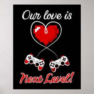 Poster Gamer Valentijn