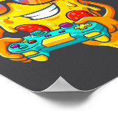 Poster Gamer Zza Slice Video Gaming Boy Enthusiast Gamer (Coin)