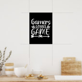Poster Gamers Gonna Game (Cuisine)