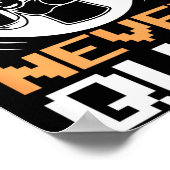 Poster Gamers Never Quit Funny Gaming Quotes Gift For Gam (Coin)