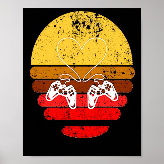 Poster Gamers Valentine Valentines Day For Gamers 1  (Devant)