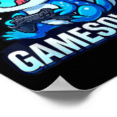 Poster Gamesolotl Axolotl Fish Gamer Gaming Anime Video G (Coin)