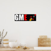 Poster Gamestop GME À La Lune Rocket Emoji (Cuisine)