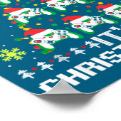 Poster Gaming All The Way Its Christmas Day Video Gamer C (Coin)