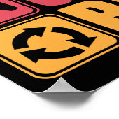 Poster Gaming - Eat, Sleep, Game, Repeat - Gamer, Funny (Coin)