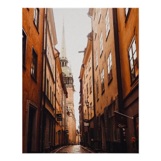 Poster Gamla Stan, Stockholm, Suède (Devant)