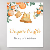 Poster Gamme de linge pour bébé Raffle de la couche de fr (Devant)