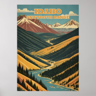 Poster Gamme Idaho Sawtooth V02