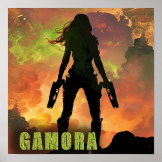Poster Gamora Galaxy