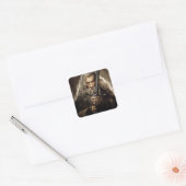 Poster Gandalf Character 1 Vierkante Sticker (Envelop)