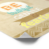 Poster Gandhi citation typographie d'affiche texte inspir (Coin)