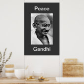 POSTER GANDHI DE PAIX (Cuisine)