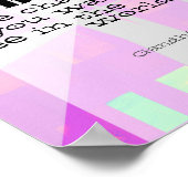 Poster Gandhi, une citation abstraite (Coin)