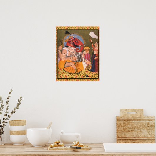 Poster Ganesh adapté à l'encadrement ou à l'affich (Cuisine)